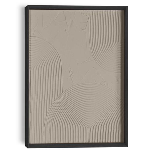 8714597683929 - Wandbild REINDERS Reliefbögen taupe braun (farbe bild(er) braun) B30cm H40cm T3cm Bilder Wohnzimmer - Braun - MDF - Abstrakt - 30x40 cm