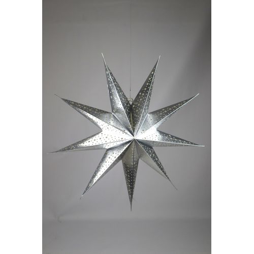 4056422395985 - Dekostern AM DESIGN aus Papier silber B90cm H14cm Papier Dekosterne BxH 90x14 cm 4056422395985 - Dekostern AM DESIGN aus Papier silber B90cm H14cm Papier Dekosterne BxH 90x14 cm