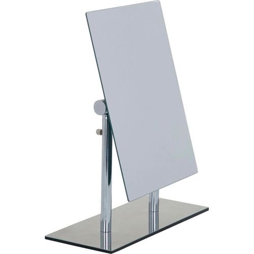 4008838365823 - Kosmetikspiegel WENKO Pinerolo Spiegel Gr B H T 23 cm x 27 cm x 10 cm grau (chromfarben) Kosmetikspiegel Spiegel