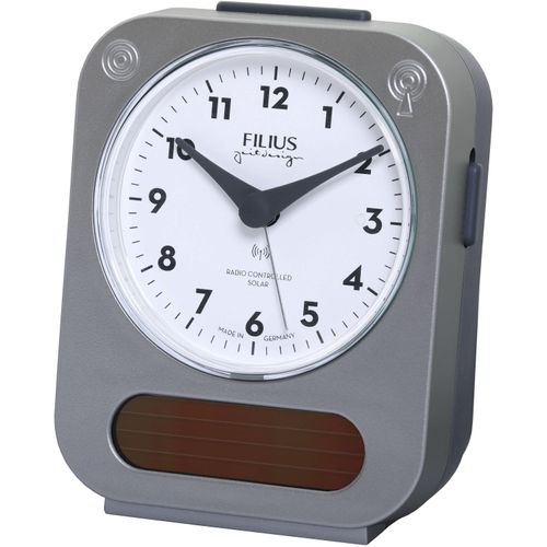 4045346111412 - Funkwecker FILIUS ZEITDESIGN Wecker grau (dunkeltitanfarben grau) Wecker Beleuchtung Solar Made in GermanyGeschenkidee Schlafzimmer 4045346111412 - Funkwecker FILIUS ZEITDESIGN Wecker grau (dunkeltitanfarben grau) Wecker Beleuchtung Solar Made in GermanyGeschenkidee Schlafzimmer