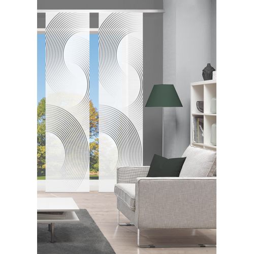 4056751515818 - Schiebegardine VISION BEXON Gr 1 grau B60cm H260cm Polyester Gardinen SETSCHIEBEVORHANGBAMBUSDIGITALDRUCK