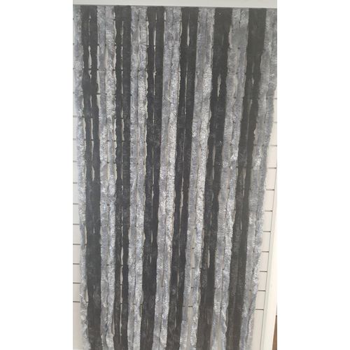 4011739298657 - Türvorhang Gr 100 grau Gardinen Kinder 200cm Hakenaufhängung 100cm Chenille Polypropylen B100cm H200cm