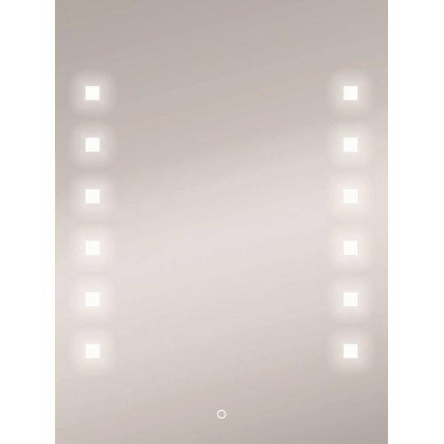4002177568730 - LED-Lichtspiegel JOKEY Capella II Spiegel Gr B H T 60 cm x 80 cm x 29 cm silberfarben (silber) Kosmetikspiegel 60 x 80 cm