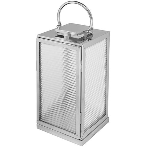 4042911470417 - Kerzenlaterne FINK MALAGA silber (silberfarben) Kerzenhalter H 4800cm Metall mit bruchsicherem Glas H4800cm 4042911470417 - Kerzenlaterne FINK MALAGA silber (silberfarben) Kerzenhalter H 4800cm Metall mit bruchsicherem Glas H4800cm