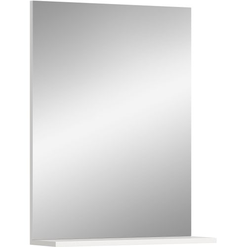 4068223355303 - Badspiegel INOSIGN SIENA Breite 60cm 1 Ablageboden hochwertiges Spiegelglas weiß (weiß nb spiegelglas) B60cm H79cm T18cm FSC-zertifizierter Holzwerkstoff Spiegelglas Spiegel in verschiedenen Farben erhältlich Badmöbel Spiegel Badezimmer