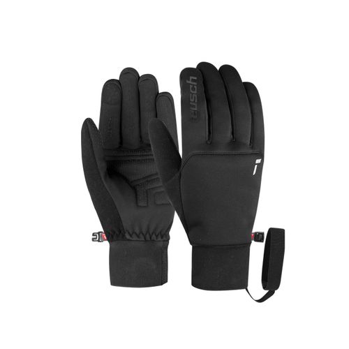 4060485304587 - Skihandschuhe REUSCH Backcountry TOUCH-TEC™ Damen Gr 105 silber (schwarz silberfarben) 93% Polyester 5% Polyamid 1% Polyurethan 1% Elasthan mehrfarbig Handschuhe in sportlichem Design