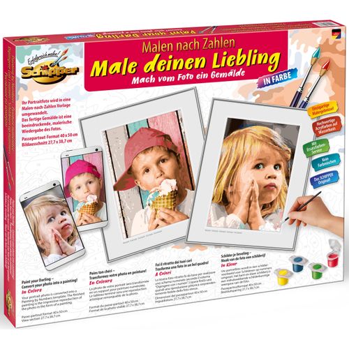 4000887217337 - Malen nach Zahlen SCHIPPER Male deinen Liebling in Farbe Malvorlagen bunt Kinder Basteln Malen Kosmetik Schmuck Made Germany