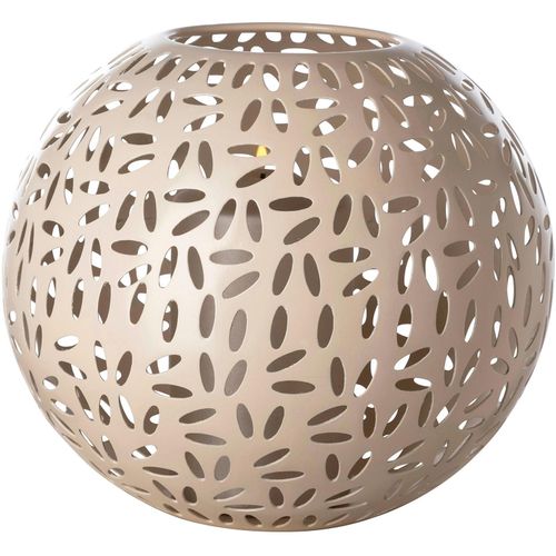 4042911463419 - Windlicht FINK DARIA Kerzenhalter Gr H 20 cm grau (taupe) Windlichter Laternen Kerzenhalter aus Eisen pulverbeschichtet mit Cut-Outs 4042911463419 - Windlicht FINK DARIA Kerzenhalter Gr H 20 cm grau (taupe) Windlichter Laternen Kerzenhalter aus Eisen pulverbeschichtet mit Cut-Outs
