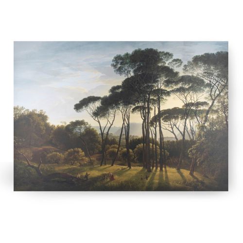 5011583372786 - Leinwandbild ART FOR THE HOME Italienische Landschaft mit Pinien Bilder Gr Ø Blumen grün (gruen) Leinwandbilder Bilder Italienische Landschaft mit Pinien 70x100cm