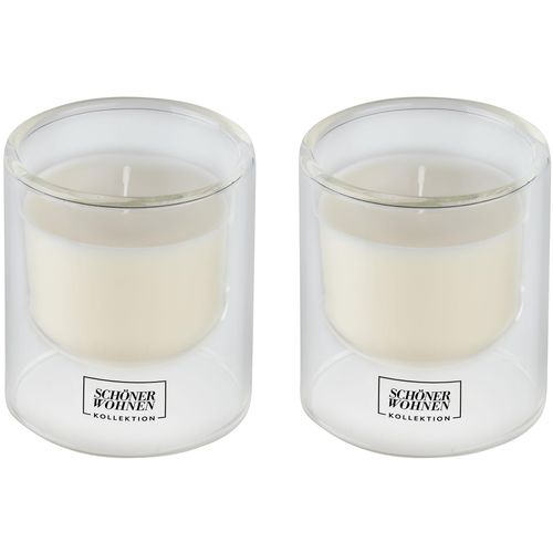 4008838466520 - Duftkerze »Lemongrass S« transparent B75cm H85cm T75cm Glas Wachs SCHÖNER WOHNEN-KOLLEKTION Kerzen im Glas erfrischender Duft Brenndauer 20 - 25 Stunden