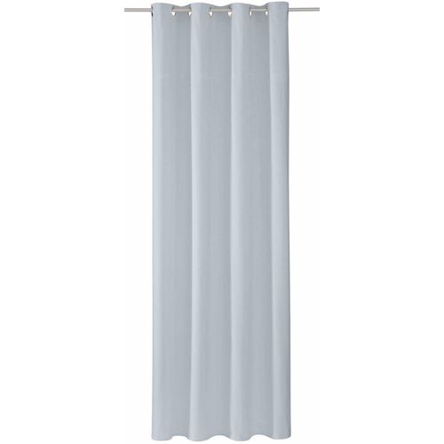 4005414455299 - Vorhang TOM TAILOR Dove Gardinen Gr 245 cm Ösen 140 cm grau (silbergrau) Ösen Gardine blickdicht