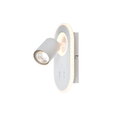 4004353396755 - BRILLIANT Lampe Kimon LED Wandspot weiß 1x PAR51 GU10 5W geeignet für Reflektorlampen Kopf schwenkbar - weiß 4004353396755 - BRILLIANT Lampe Kimon LED Wandspot weiß 1x PAR51 GU10 5W geeignet für Reflektorlampen Kopf schwenkbar - weiß