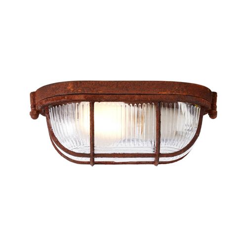 4004353301650 - BRILLIANT Lampe Bobbi Wand- und Deckenleuchte 21cm rostfarbend 1x A60 E27 40W geeignet für Normallampen (nicht enthalten) Für LED-Leuchtmittel geeignet