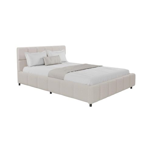 4262437186306 - Polsterbett Florenz - Bubble Design gepolstertes Kopfteil Bouclé - 180 x 200 cm - Beige 4262437186306 - Polsterbett Florenz - Bubble Design gepolstertes Kopfteil Bouclé - 180 x 200 cm - Beige