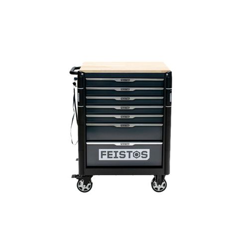 4260280778211 - Feistos Werkstattwagen Mento 2 158-teilig Schwarz 48x73x98cm 4260280778211 - Feistos Werkstattwagen Mento 2 158-teilig Schwarz 48x73x98cm