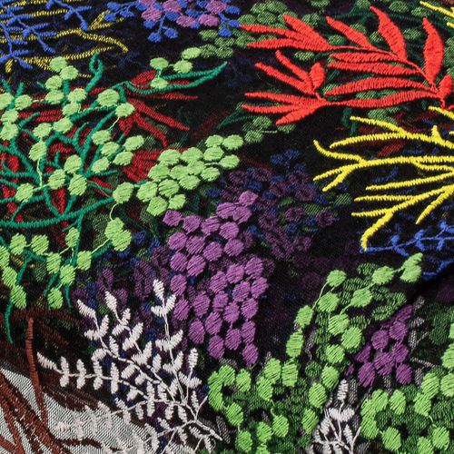 4058896401230 - Tüll Blumen bestickt schwarz-color 4058896401230 - Tüll Blumen bestickt schwarz-color