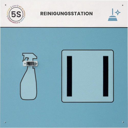 3660141967722 - Paperflow Schattenwand Feuchtreinigungsstation BxH 750 x 750 mm deutsch ab 5 Stk