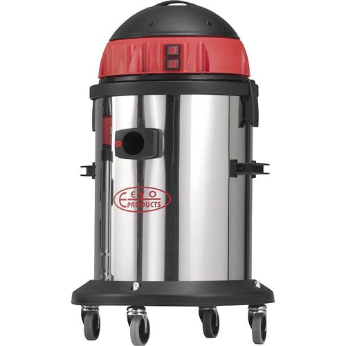 4250128200073 - Naß- Trockensauger Edelstahlbehälter 50 l 35 m Saugschlauch 40 mm Durchm Universal-Schrägrohrdüse Motor 230V 2x1200 w 7000 l min