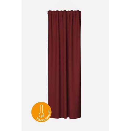 4043343500062 - Vorhang Silan Gardinen Gr 245 cm verdeckte Schlaufen 140 cm rot Verdeckte Schlaufen Thermovorhang Wärmevorhang Silan 4043343500062 - Vorhang Silan Gardinen Gr 245 cm verdeckte Schlaufen 140 cm rot Verdeckte Schlaufen Thermovorhang Wärmevorhang Silan