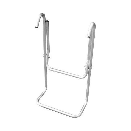 3234640057873 - Behälterträger Mottez für alle Arten von Behältern 2 Stellungen mit Rollen B 670 x T 370 x H 200 mm Stahl verzinkt weiß