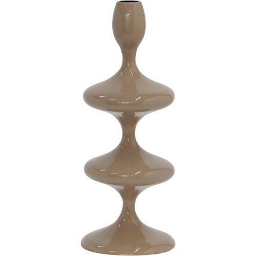 4251820319261 - Kerzenhalter MIRRORS AND MORE LAUREEN warm beige B11cm H28cm Metall Kerzenhalter Außergewöhnliche moderne Form 4251820319261 - Kerzenhalter MIRRORS AND MORE LAUREEN warm beige B11cm H28cm Metall Kerzenhalter Außergewöhnliche moderne Form