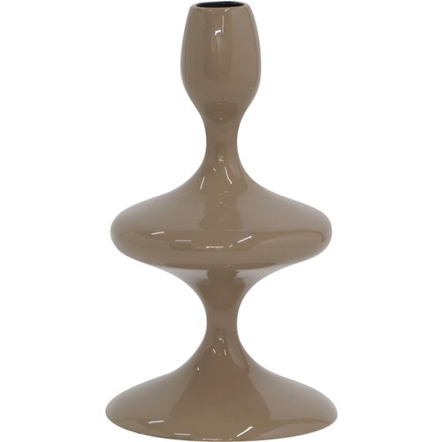 4251820319247 - Kerzenhalter MIRRORS AND MORE LAUREEN warm beige B11cm H195cm Metall Kerzenhalter Außergewöhnliche moderne Form