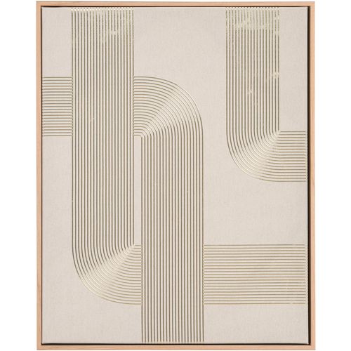 4251820319001 - Kunstdruck MIRRORS AND MORE NORMA farbe bild(er) sand B40cm H50cm Kunststoff Bilder Kunstwerk im Geometrischen Design