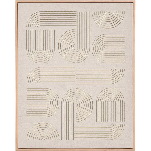 4251820319018 - Kunstdruck MIRRORS AND MORE NORMA farbe bild(er) sand B40cm H50cm Kunststoff Bilder Kunstwerk im Geometrischen Design