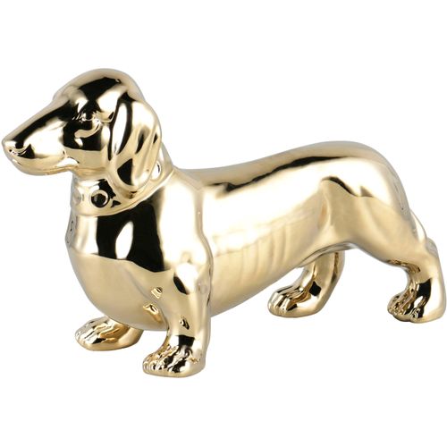 4251820319919 - Dekofigur MIRRORS AND MORE MAX goldfarbig B142cm H21cm Porzellan Dekofiguren