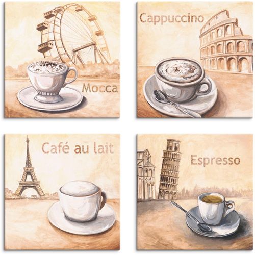 4062144353493 - Leinwandbild ARTLAND Mocca Cappuccino Café au lait Espresso Bilder Gr B H 30 cm x 30 cm Leinwandbild Getränke quadratisch 4 St beige (naturfarben) Bild Leinwandbild Leinwandbilder Bilder 4er Set verschiedene Größen 4062144353493 - Leinwandbild ARTLAND Mocca Cappuccino Café au lait Espresso Bilder Gr B H 30 cm x 30 cm Leinwandbild Getränke quadratisch 4 St beige (naturfarben) Bild Leinwandbild Leinwandbilder Bilder 4er Set verschiedene Größen