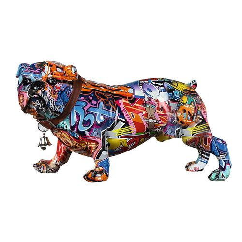 4063387367391 - Tierfigur CASABLANCA BY GILDE Mops mit Halsband Dekofiguren Gr B H T 38 cm x 18 cm x 21 cm Tier bunt Tierfiguren Graffiti-Design 4063387367391 - Tierfigur CASABLANCA BY GILDE Mops mit Halsband Dekofiguren Gr B H T 38 cm x 18 cm x 21 cm Tier bunt Tierfiguren Graffiti-Design