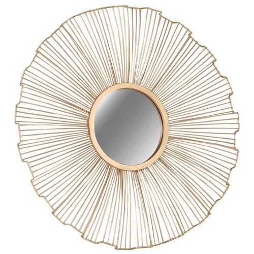 4046692129809 - Wandspiegel Gold Metall Glas rund 3 cm Spiegel Wandspiegel 4046692129809 - Wandspiegel Gold Metall Glas rund 3 cm Spiegel Wandspiegel