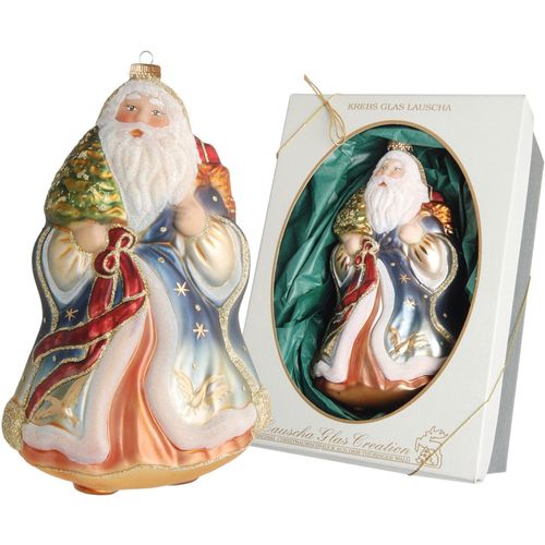 0024762809336 - Christbaumschmuck KREBS GLAS LAUSCHA Weihnachtsmann mit Baum Weihnachtsdeko Christbaumschmuck bunt H17cm Ø10cm Glas Weihnachtsbaumschmuck mundgeblasen 0024762809336 - Christbaumschmuck KREBS GLAS LAUSCHA Weihnachtsmann mit Baum Weihnachtsdeko Christbaumschmuck bunt H17cm Ø10cm Glas Weihnachtsbaumschmuck mundgeblasen