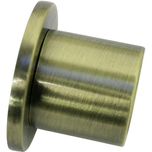 4003018289630 - Wandbefestigung Memphis Gardinenstangenhalterungen grau (messingfarben) Gardinenstangenhalter Serie Einzelprogramm Memphis Ø 16 mm