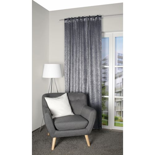 4056751484718 - Vorhang HEINE HOME grau Gardinen 245cm Multifunktionsband Multifunktionsband 135cm Polyester B135cm H245cm