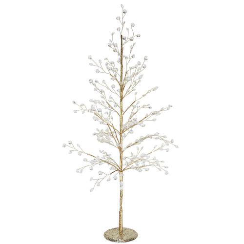 4019844823030 - Kunstbaum IGEA Dekobaum mit Acryl-Steinchen gold B29cm H60cm L29cm Metall Kunstpflanzen 4019844823030 - Kunstbaum IGEA Dekobaum mit Acryl-Steinchen gold B29cm H60cm L29cm Metall Kunstpflanzen
